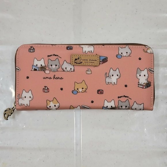 Waterproof Cat Long Wallet Fits Phone & Bills - Picture 9 of 16